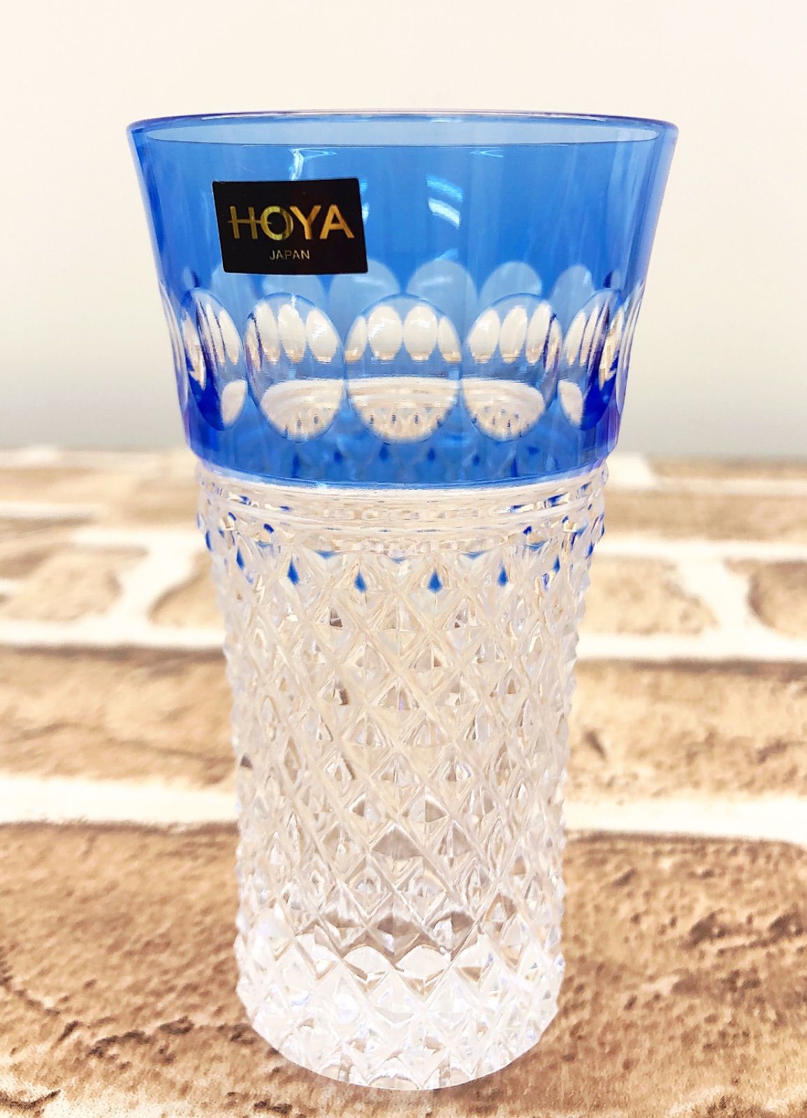 HOYA CRYSTAL ホヤクリスタル 切子硝子 4つセット 直径11㎝ 器 HOYA CRYSTAL ホヤクリスタル 切子硝子 4つセット 直径11㎝ 器