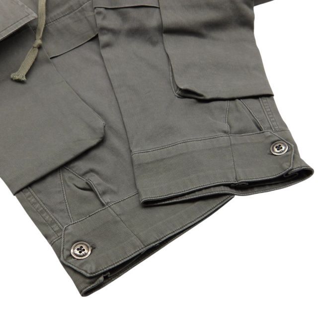 GREG LAUREN カーキ×グレー　パンツ GREG LAUREN 24aw BEDFORD MULTI CARGO PANT OLIVE サイズ1