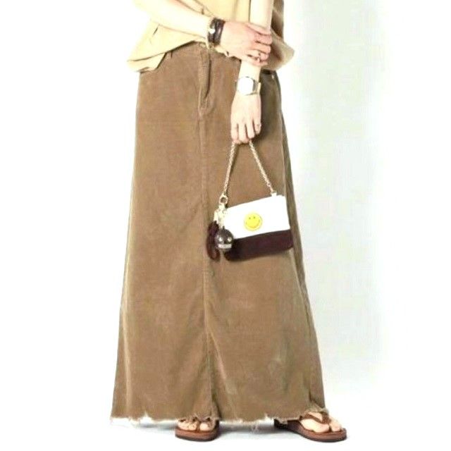 新品✨ミューズドゥドゥーズィエムクラス ビッグジョン　コーデュロイマキシスカート SURT x MUSE de Deuxieme Classe x BIG JOHN サート ミューズ ドゥ