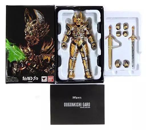 【中古処分品】SHFiguaqrts真骨彫製法・黄金騎士ガロ（冴島鋼牙）【美品】 中古】S.H.フィギュアーツ(真骨彫製法) 黄金騎士ガロ(冴島鋼牙