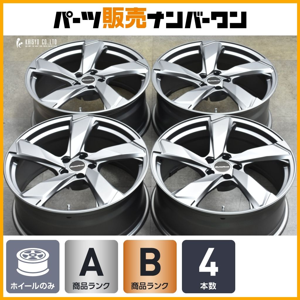 程度良好品 ユーロアクシス クロスエッジ 20in 8.5J 27 PCD112 4本セット 交換用 インチアップ カスタム アウディ 4M Q7 Q8