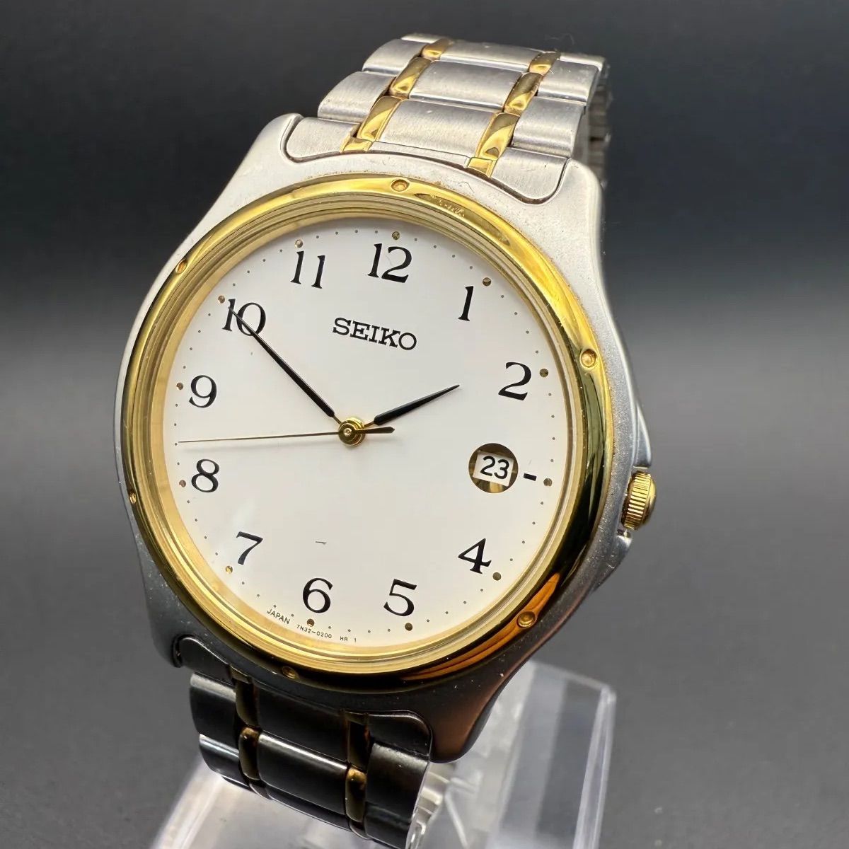 美品・稼働品】SEIKO セイコー メンズ腕時計 7N32-0151 クオーツ 