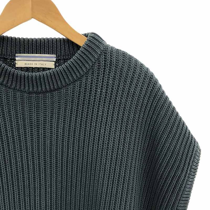 Cristaseya / クリスタセヤ | 2023SS | LARGE GILET WITH LEATHER