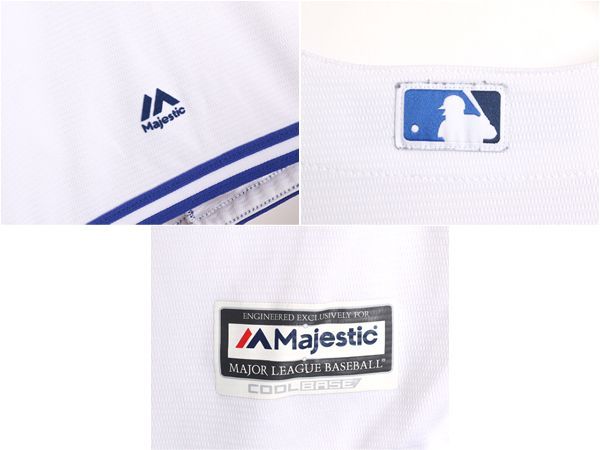 お得なクーポン配布中!】 USA製 MLB オフィシャル Majestic ブルー