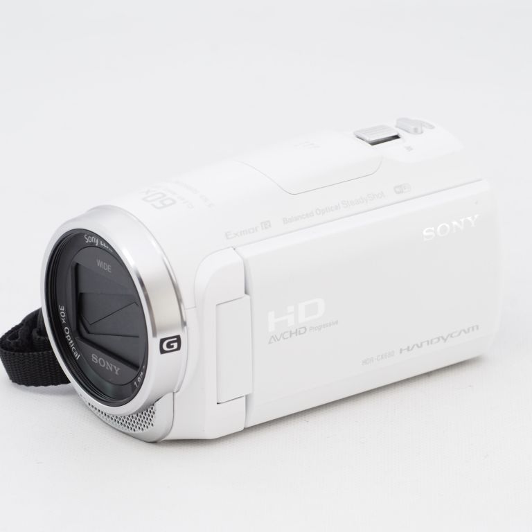 SONY ソニービデオカメラ Handycam HDR-CX680 ホワイト W - カメラ本舗