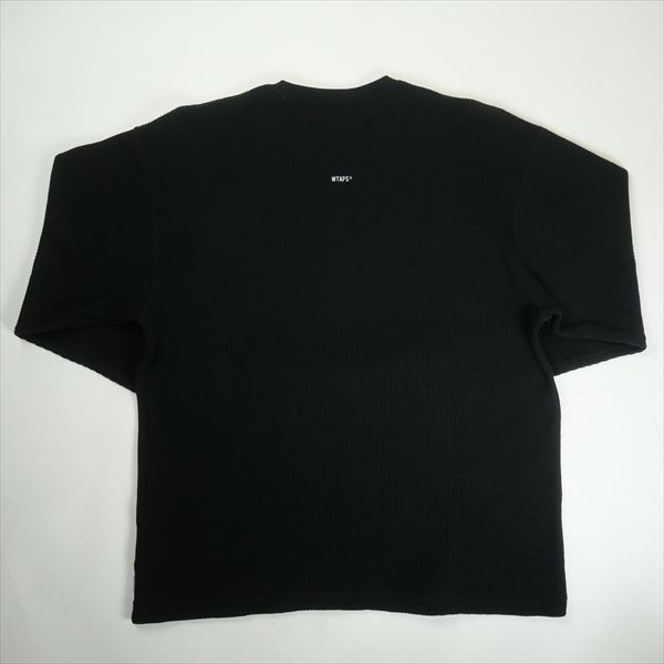 22SS WTAPS WAFFLE L/S 黒 L 美品 W)taps - 22SS WTAPS WAFFLE / LS Lサイズの通販 by Baaa's shop