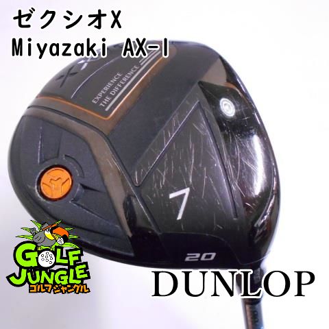 中古】フェアウェイウッド ダンロップ ゼクシオX Miyazaki AX-1 SR 20