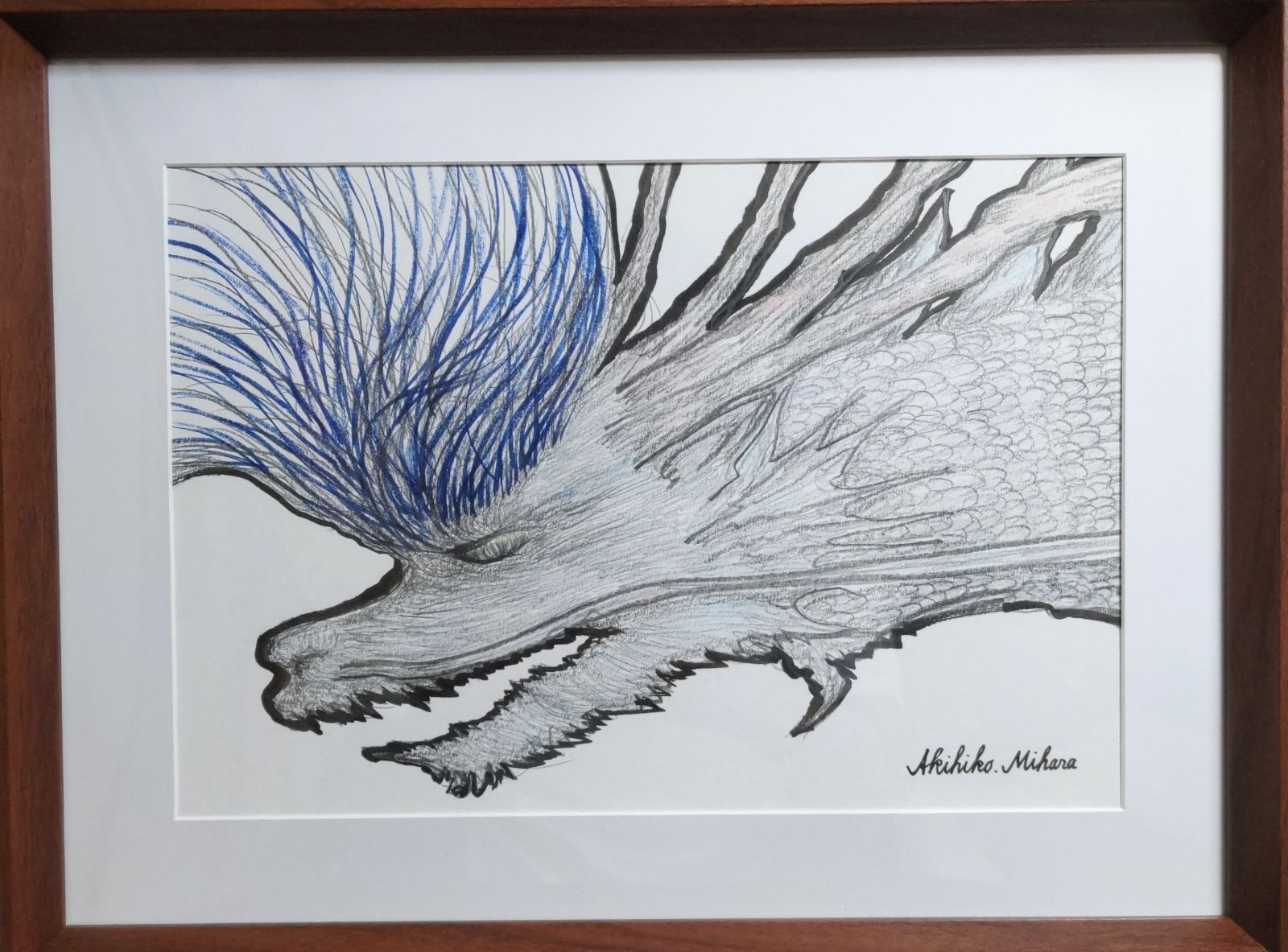 龍絵画イラストドローイング