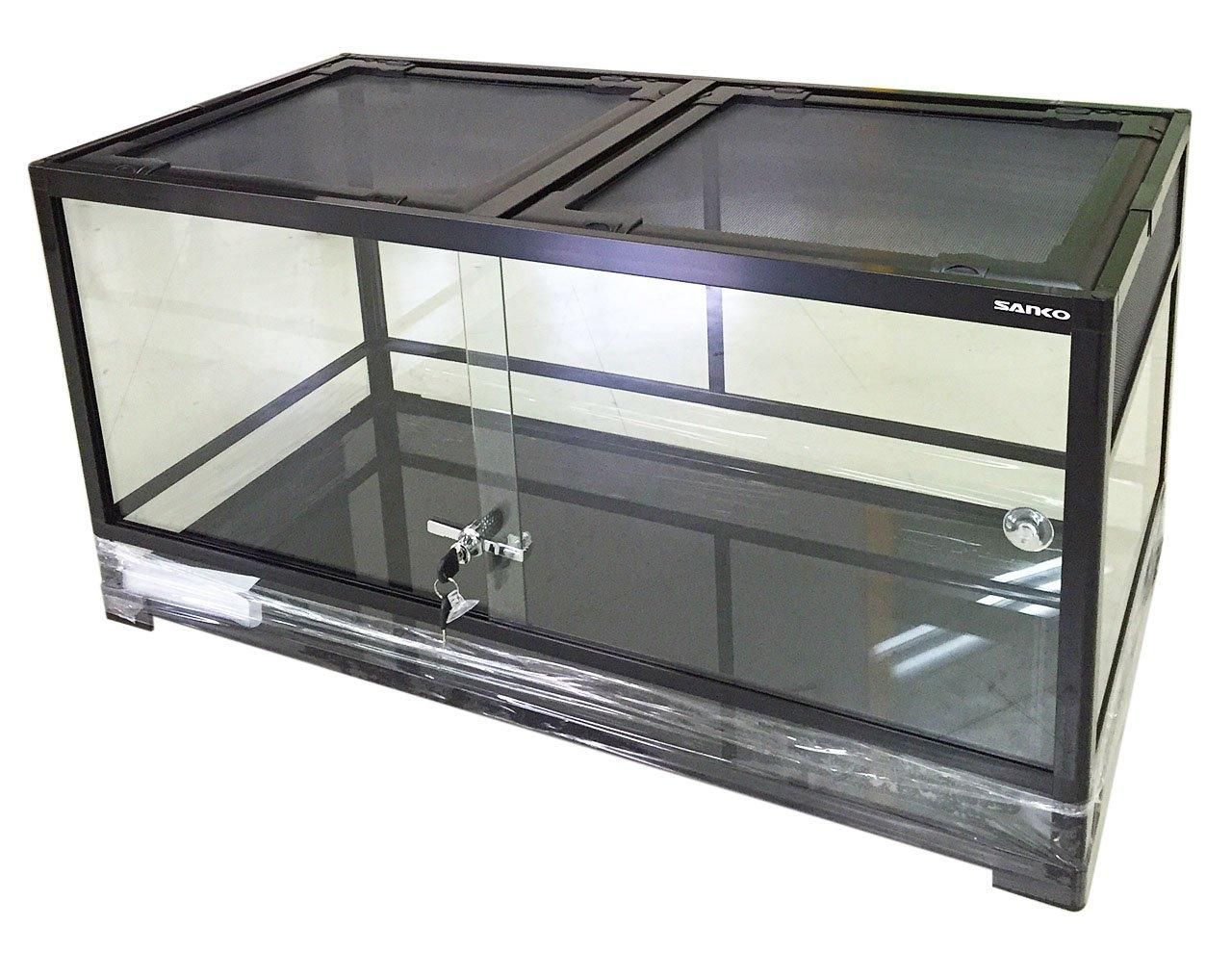 爬虫類ケージ 90×40×40 サイドアクリル 爬虫類 ペット 飼育 ケージ