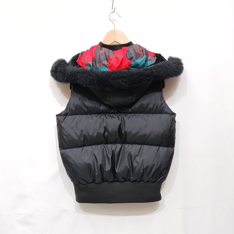 COACH コーチ ダウンベスト 2WAY ブラック カモフラージュ 迷彩 フード COACH コーチ ダウンベスト 2WAY ブラック カモフラージュ 迷彩 フード