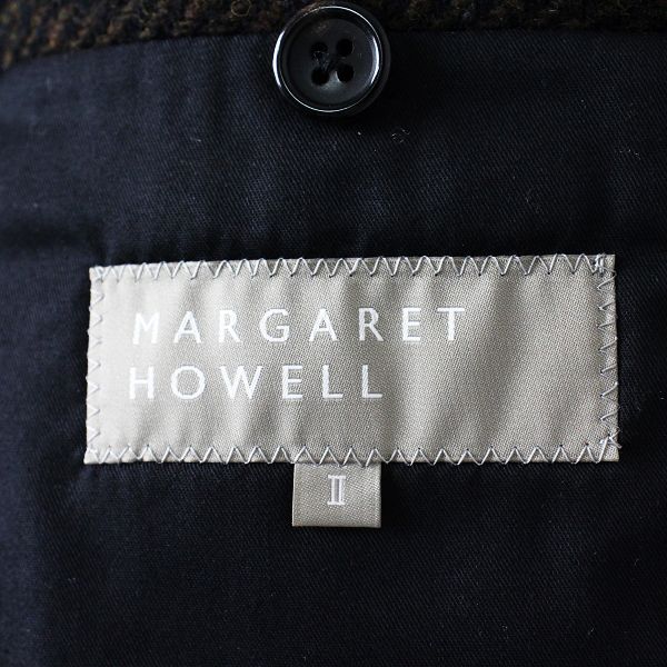 美品 2019AW MARGARET HOWELL マーガレットハウエル HERRINGBONE WOOL