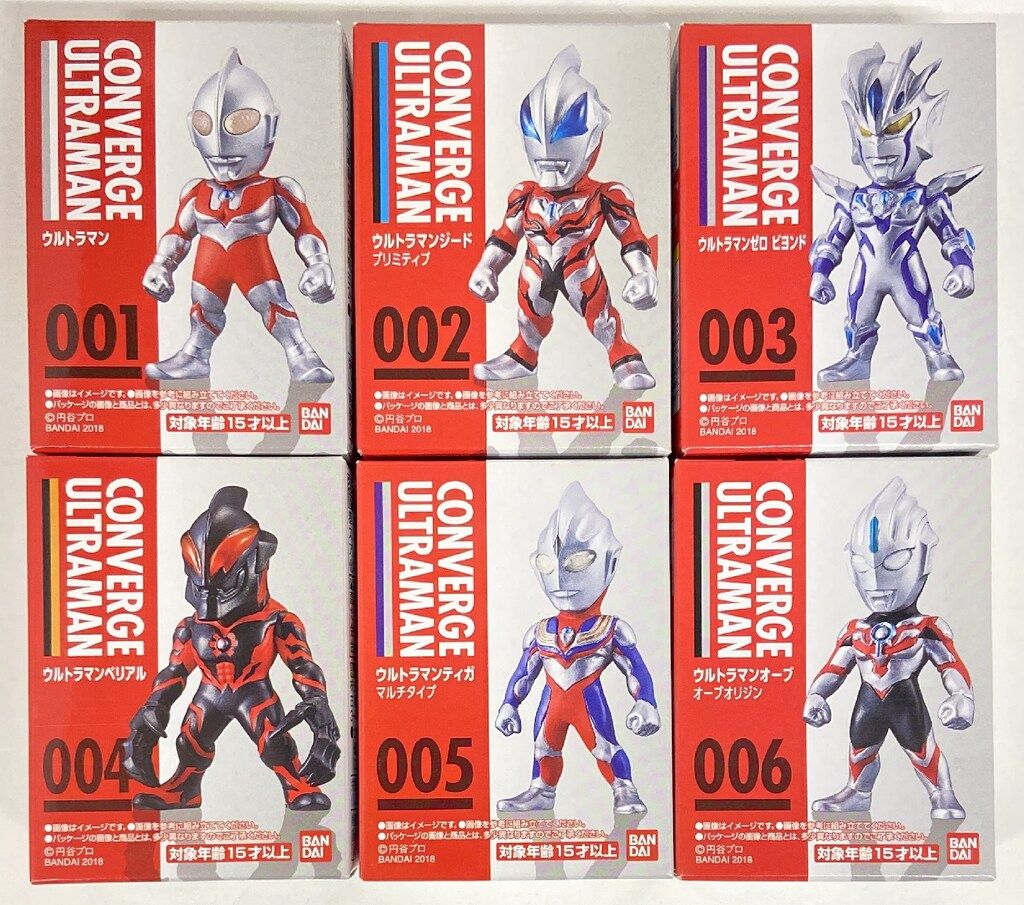 CONVERGE ULTRAMAN 全6種フルセット　未開封 Amazon.co.jp: CONVERGE ULTRAMAN (コンバージ ウルトラマン