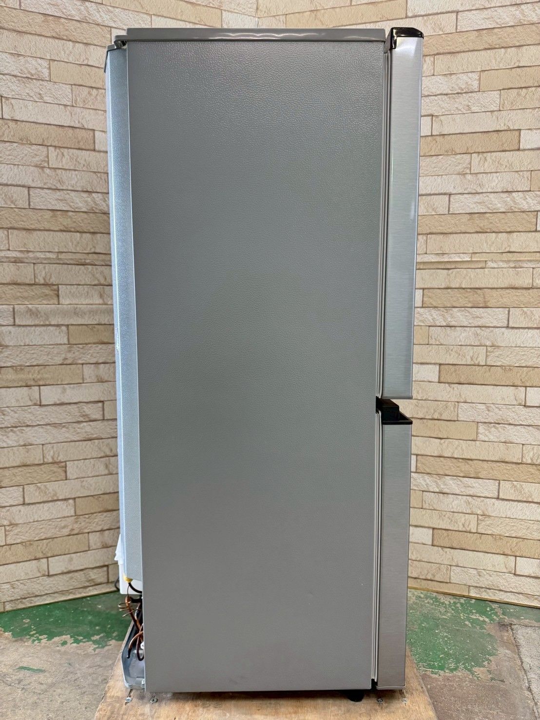 大阪送料無料★3か月保障★冷蔵庫★2022年★AQR-J13M(S)★IR766 大阪送料無料☆3か月保障付き☆冷蔵庫☆アクア☆2ドア