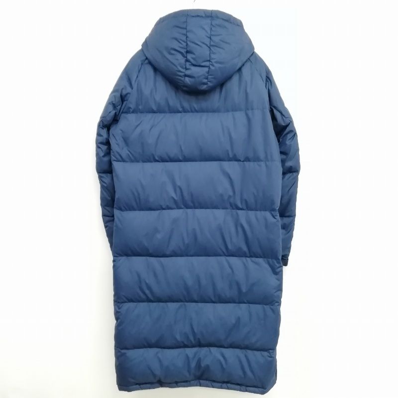 カッパ kappa ダウンコート ベンチコート ロング丈 M ネイビー
