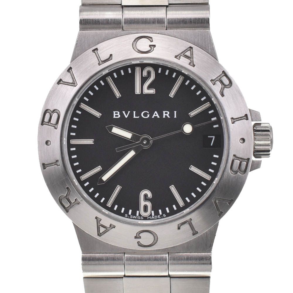 ブルガリ BVLGARI LCV29S ディアゴノスポーツ クォーツ レディース き P 137978