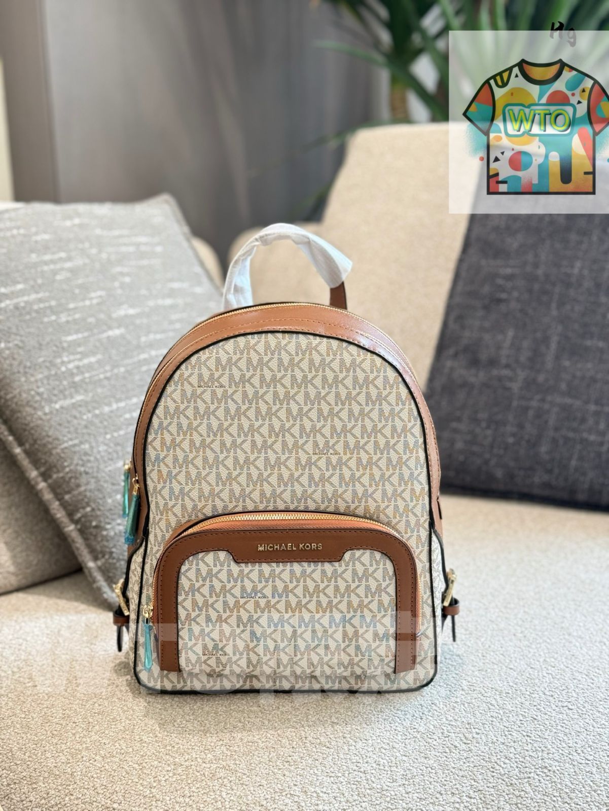 今日WTO】MK JAYCEE MEDIUM BACKPACK マークスワロフスキー