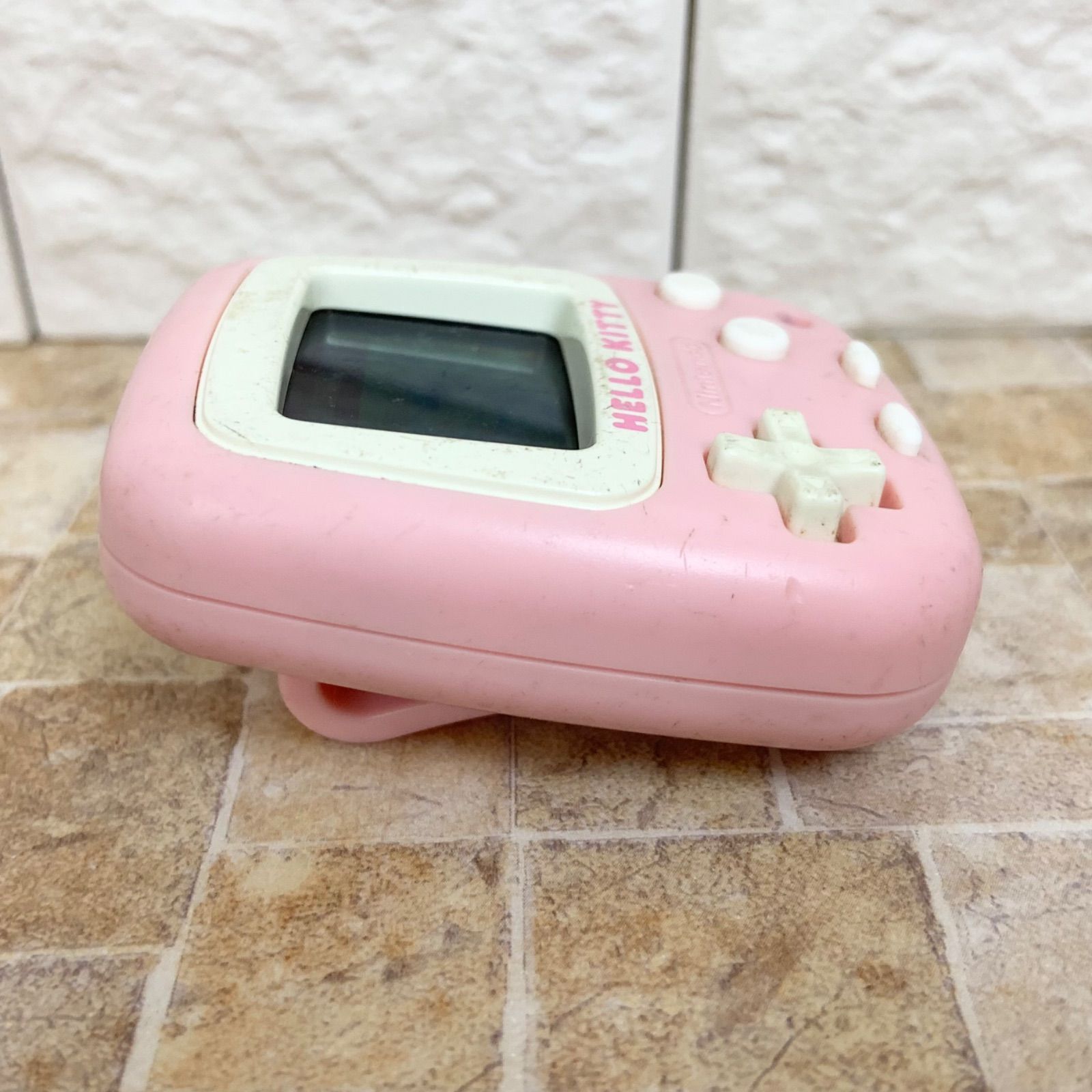 ジャンク】ポケットハローキティ 携帯ゲーム 万歩計 1998年