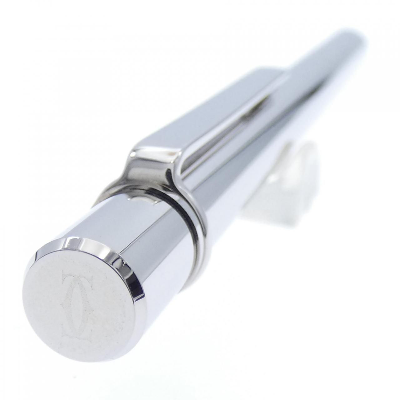 Cartier カルティエ ライン＆ロゴ ボールペン 箱つき カルティエ ロゴ