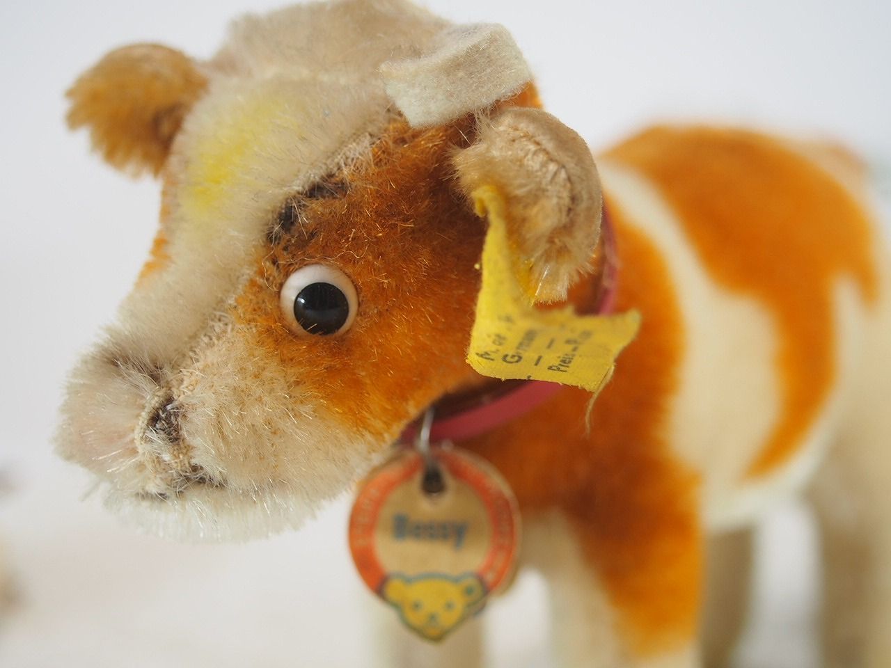 Steiff - シュタイフ★Cow Bessy★ウシのベッシー/牛★ビンテージ★Steiff シュタイフ☆Cow Bessy 12cm オールID's完品☆ウシのベッシー/牛