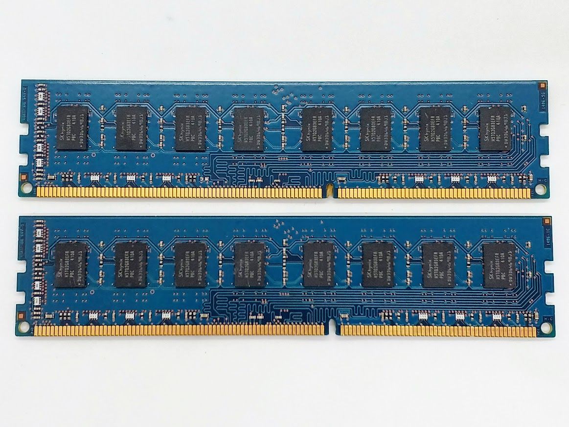 8GB RAM SK Hynix DDR3 (2x4GB) PC3-12800U – HMT351U6EFR8C-PB – Usata Testata