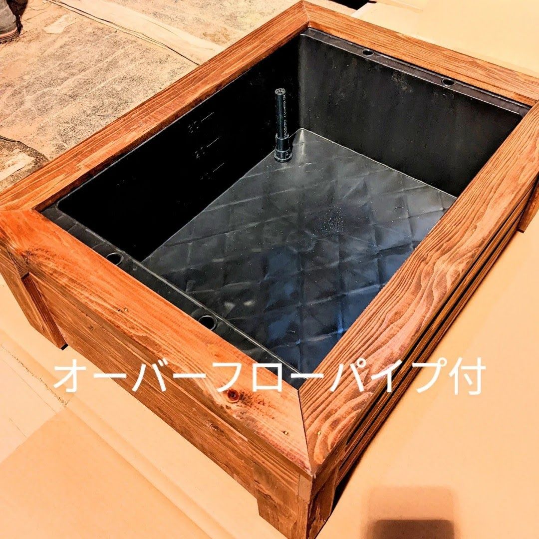 ビオトープ メダカ他飼育セット 20Lダブルタイプ 木枠カバー