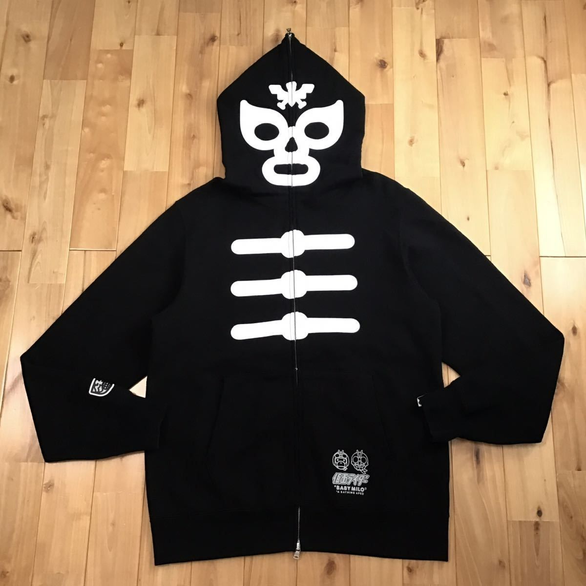 ☆XL☆ 仮面ライダー ショッカー パーカー MASKED RIDER full zip 