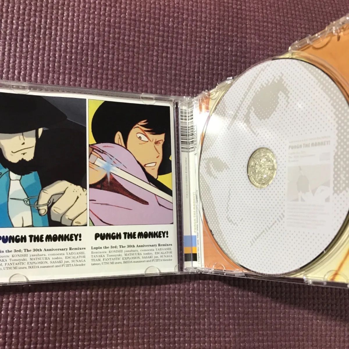 ルパン三世🟦⬜️🟥「PUNCH THE MONKEY! LUPIN THE 3RD : the 30th anniversaary remixes」