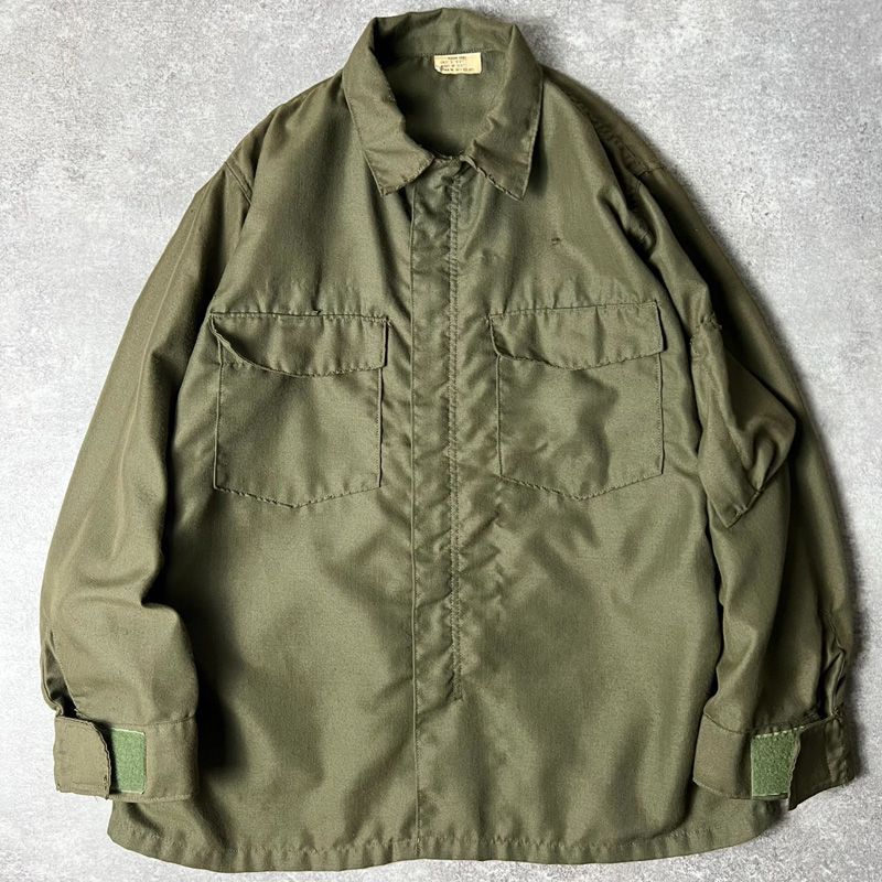 米軍官給品【US ARMY】70s実物ヘリクルーシャツジャケット初期型OG106 米軍官給品【US ARMY】70's実物ヘリクルーシャツジャケット