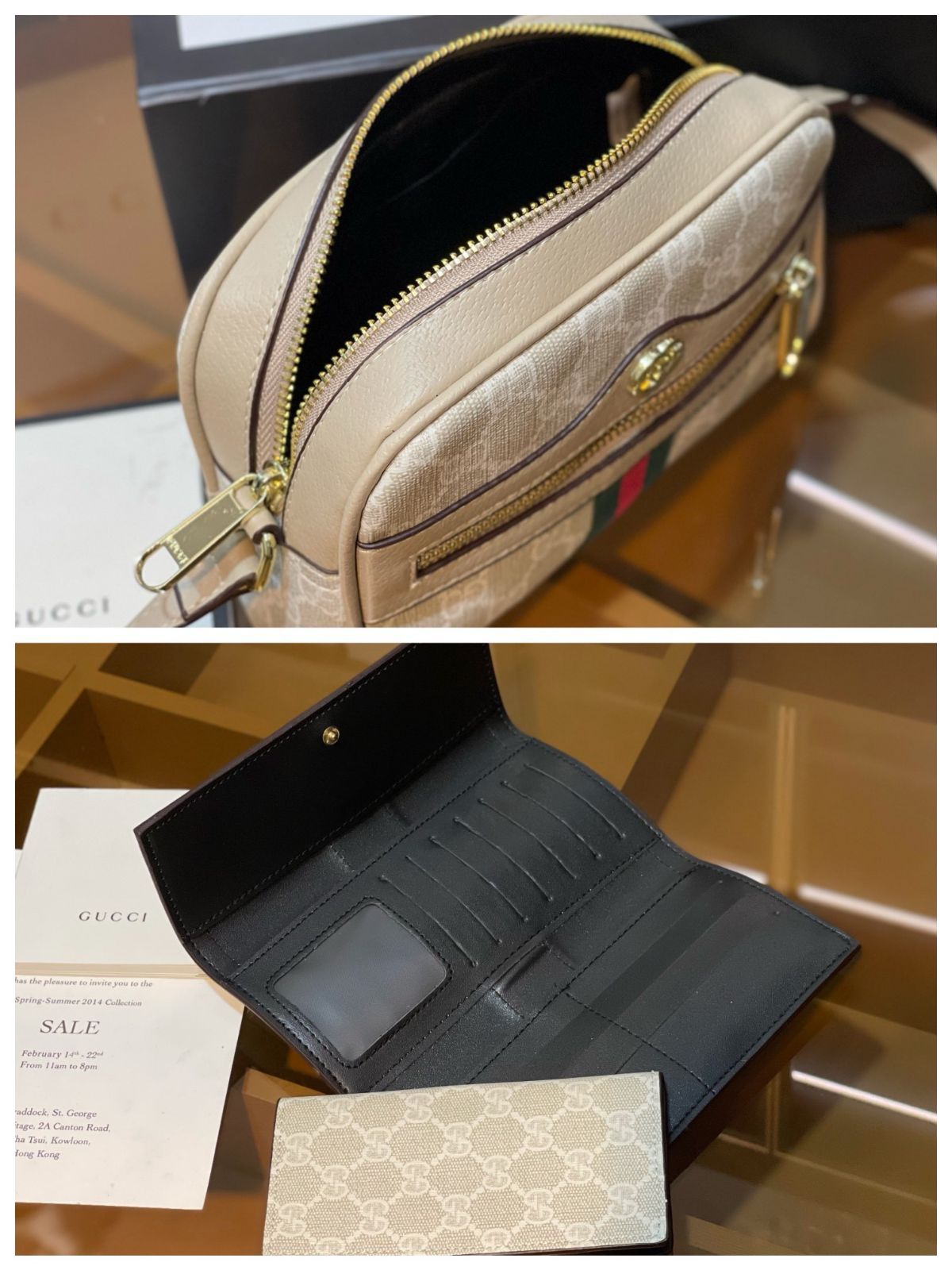 送料込☆ GUCCI グッチ トートバッグ ショルダーバッグ 財布 3点セットバッグ - メルカリ