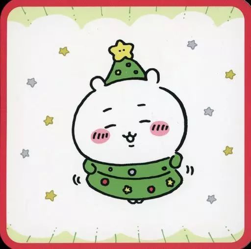 PARCOとちいかわのクリスマスッ！！！ コースター ちいかわレストラン