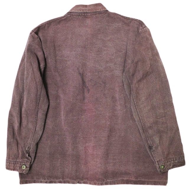 フレンチヴィンテージ 月桂樹ボタン オーバーダイ コットンキャンバス