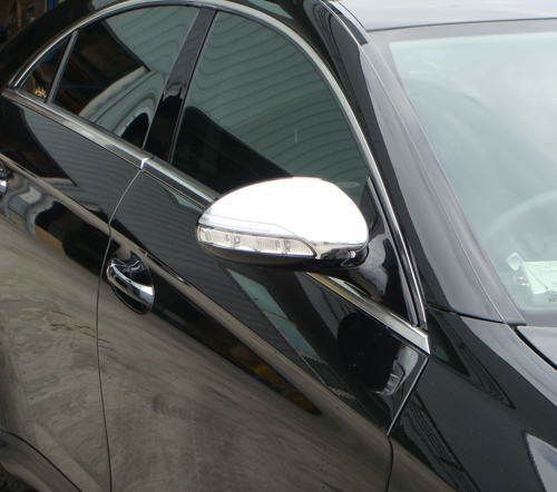 メルセデス ベンツ メッキ ドアミラー カバー W221 S350 S500 S550 S600 S63 S65 AMG ロング Sクラス ガーニッシュ