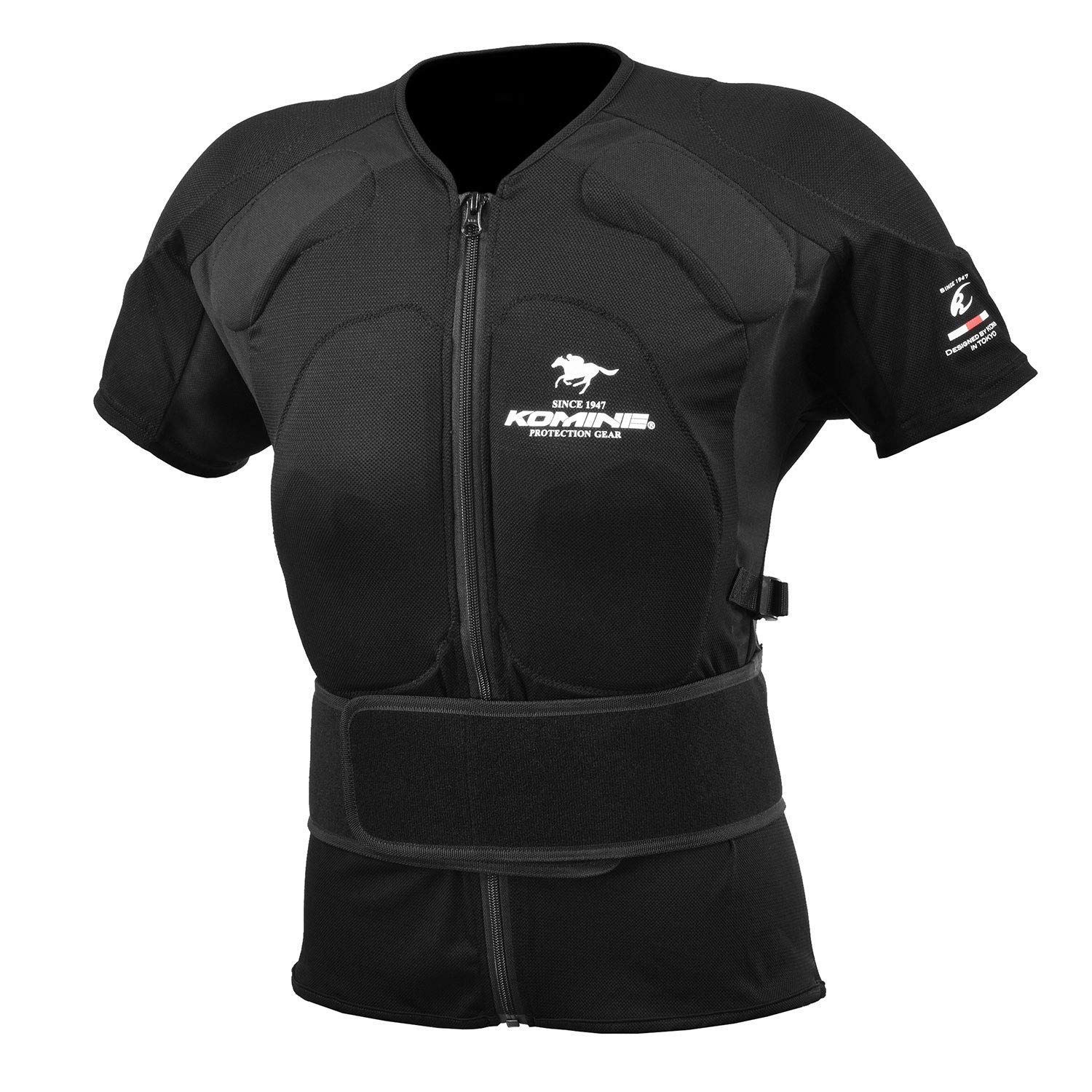 Size:Ladies_Color:ブラック コミネ(KOMINE) バイク用 ホースライディングプロテクションウェア ブラック Ladies' SK-832 CE規格レベル2 軽種馬産業 乗馬 プロテクター