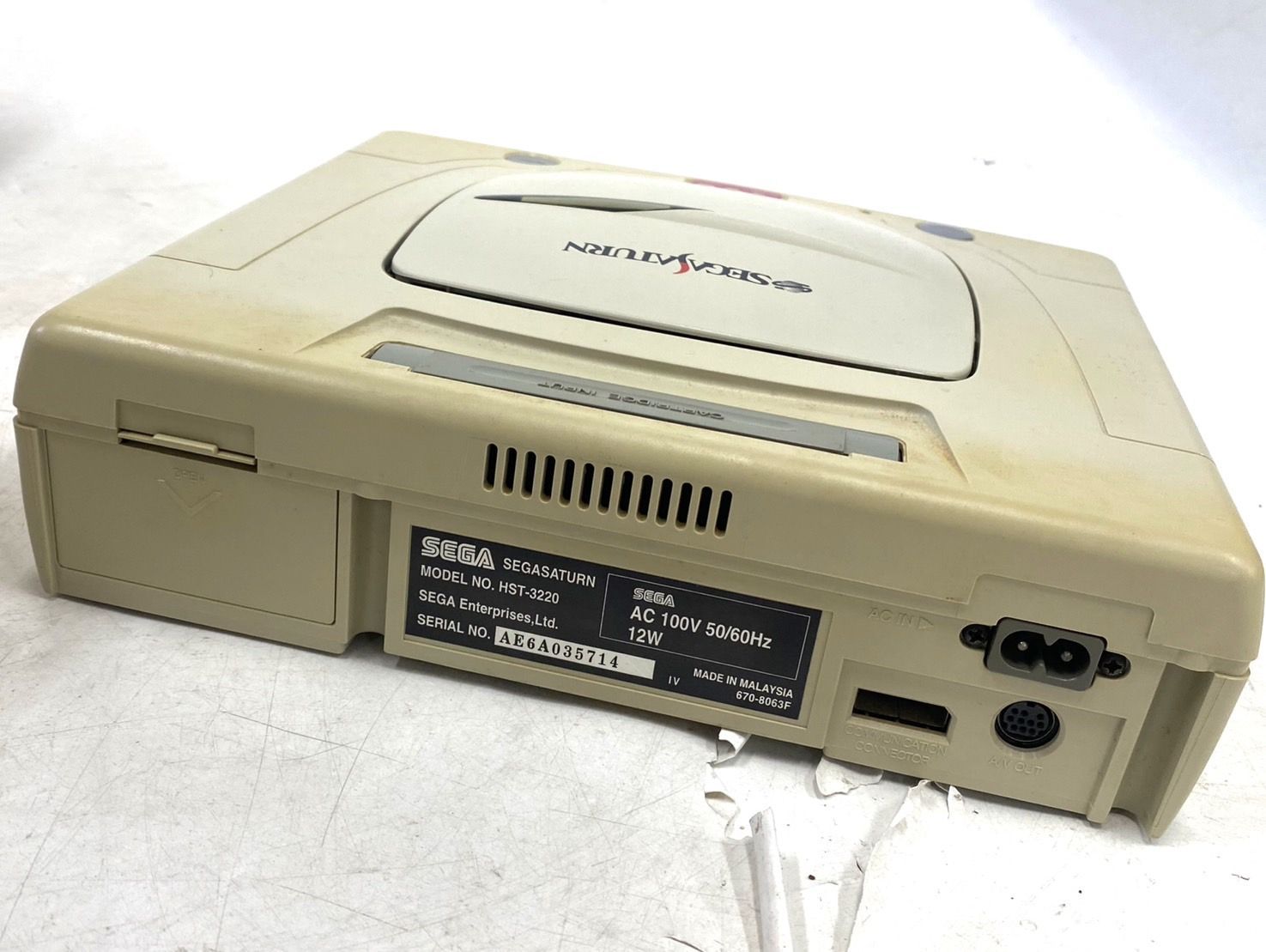 SEGA セガサターン 本体 HST-3220 ゲーム機 箱付き mt062404 - メルカリ