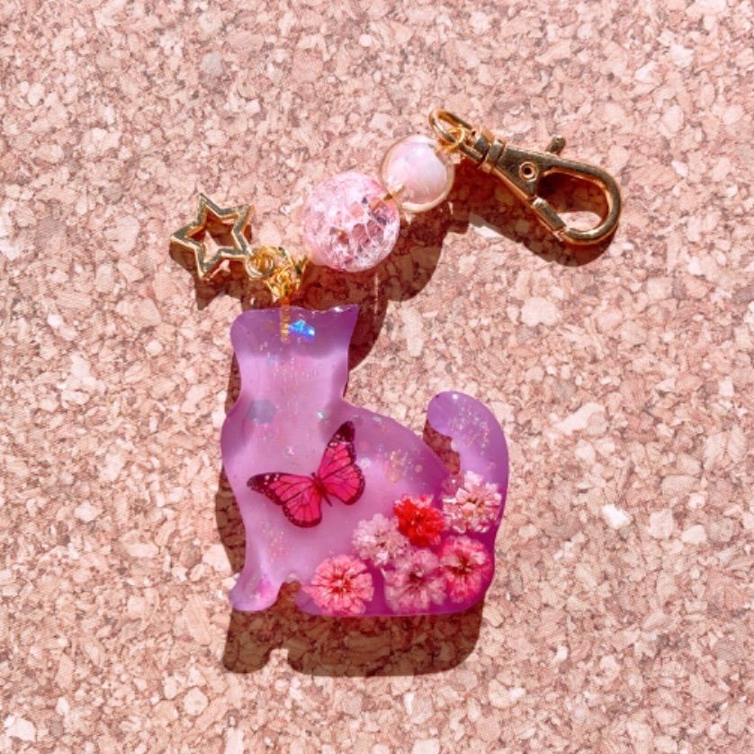 ꫛꫀꪝ✧‧˚レジンチャーム＊＊Part㊵ 芳しく 猫レジン♥