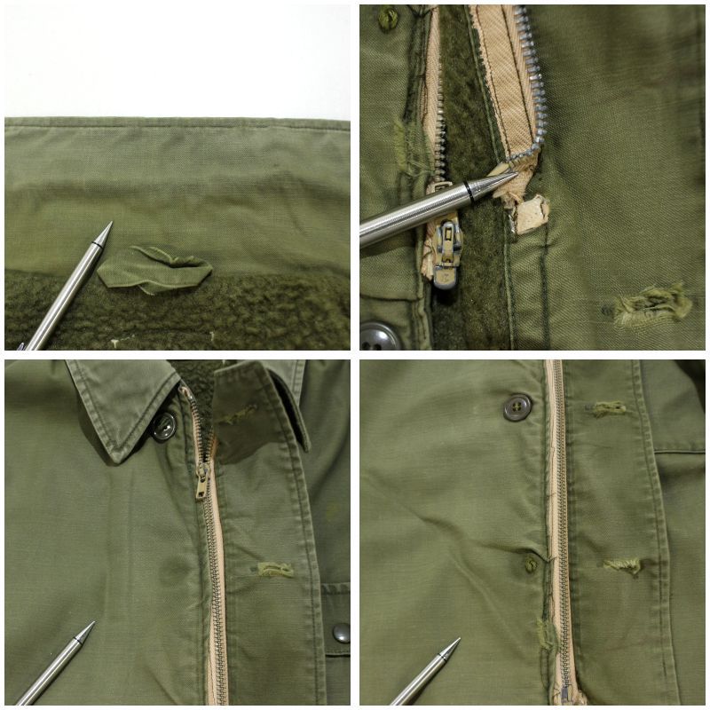 80s USA製 vintage U.S.NAVY A-2 デッキ ミリタリージャケット メンズ