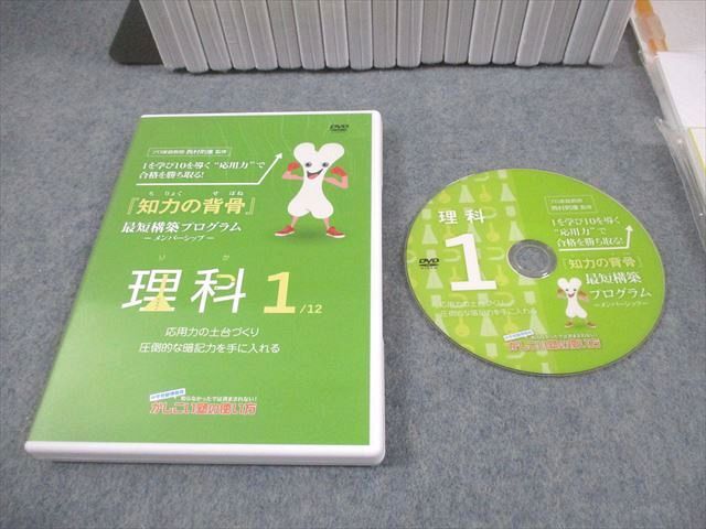 中学受験情報局かしこい塾の使い方 知力の背骨 国語/算数/理科 未使用品 CD1巻/DVD1枚/DVD18巻付 西村則康 ★ 023L4D 中学受験情報局かしこい塾の使い方 知力の背骨 国語/算数/理科 未使用