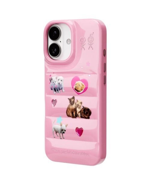 スマホケース THE PUFFER CASE PUPPY CRUSH iPhoneケース スマホケース iPhone16 16ProMax