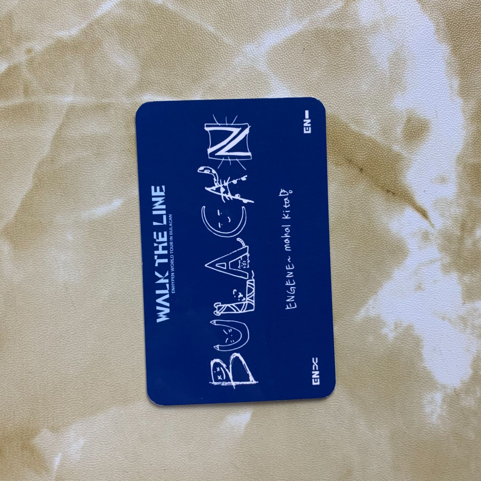 ENHYPEN WLAKTHELINE zone Bulacan FC ブラカン フィリピン ジョンウォン トレカ