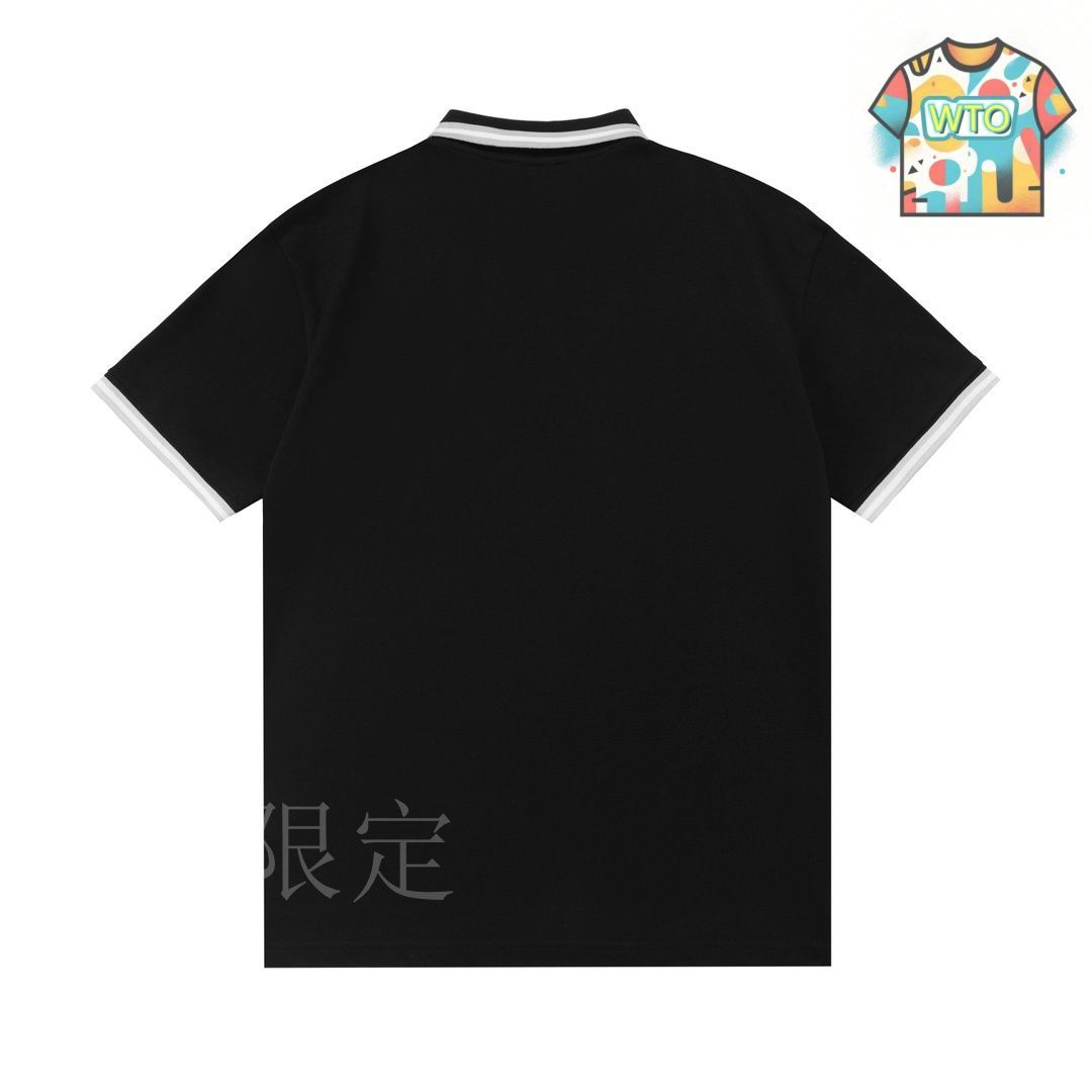 超美品 あんしん鑑定利用可能 RFID対応 プラダ 黒 ポロシャツ Mサイズ 超美品 あんしん鑑定利用可能 RFID対応 プラダ 黒 ポロシャツ M