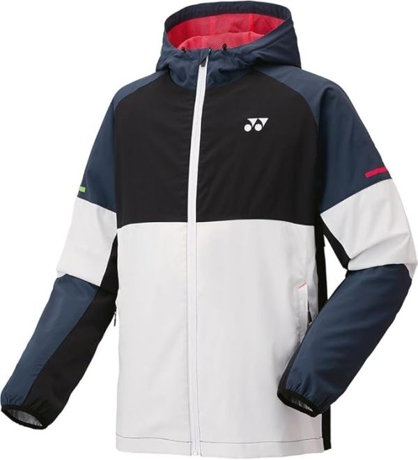 5営業日で発送 YONEX ヨネックス ユニウラジツキウォームアップパーカー 52016 色 ホワイト サイズ S