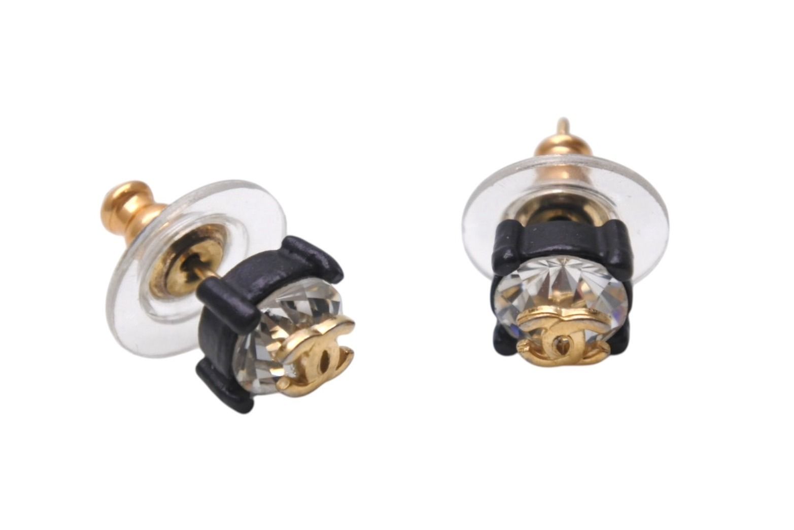 CHANEL シャネル ココマーク ピアス 重量約2.9g 02A刻印 メタル ライン  