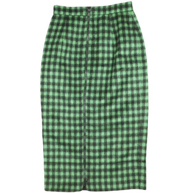 ヴィシーチェックシャギースカート