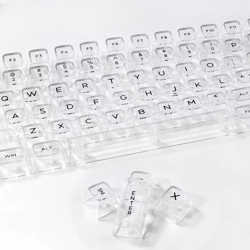 Amazon.co.jp: 104 キーキャップ半透明キーキャップバックライト