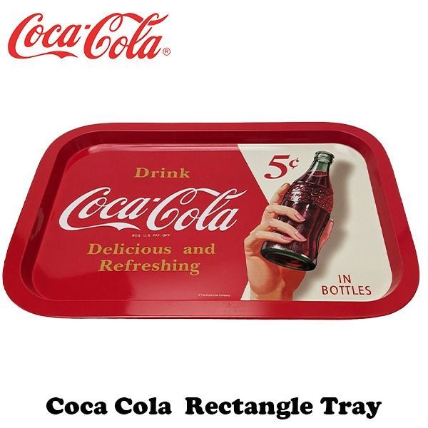Coca-Cola コカコーラ ボトルデザイン ティントレイ