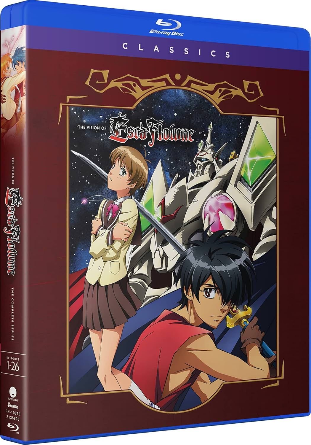 アニメーション Blu-ray 天空のエスカフローネ Complete Series Classics サンライズ 赤根和義監督 90年代異世界ファンタジー 北米輸入版 Blu-ray