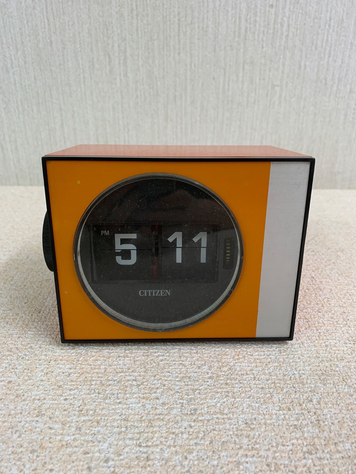 CITIZIN 昭和レトロ 置時計 パタパタ時計 動作品 ミッドセンチュリー フォロー割対象商品】CITIZIN 昭和レトロ 置時計 パタパタ時計
