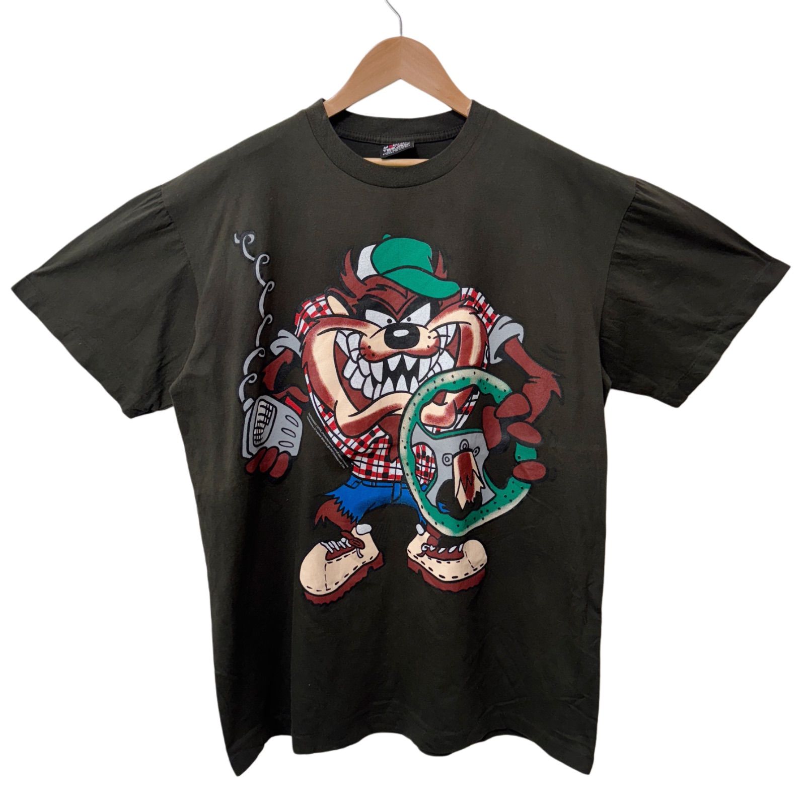 タズマニアン・デビル Tシャツ XLサイズ ダークグリーン giant
