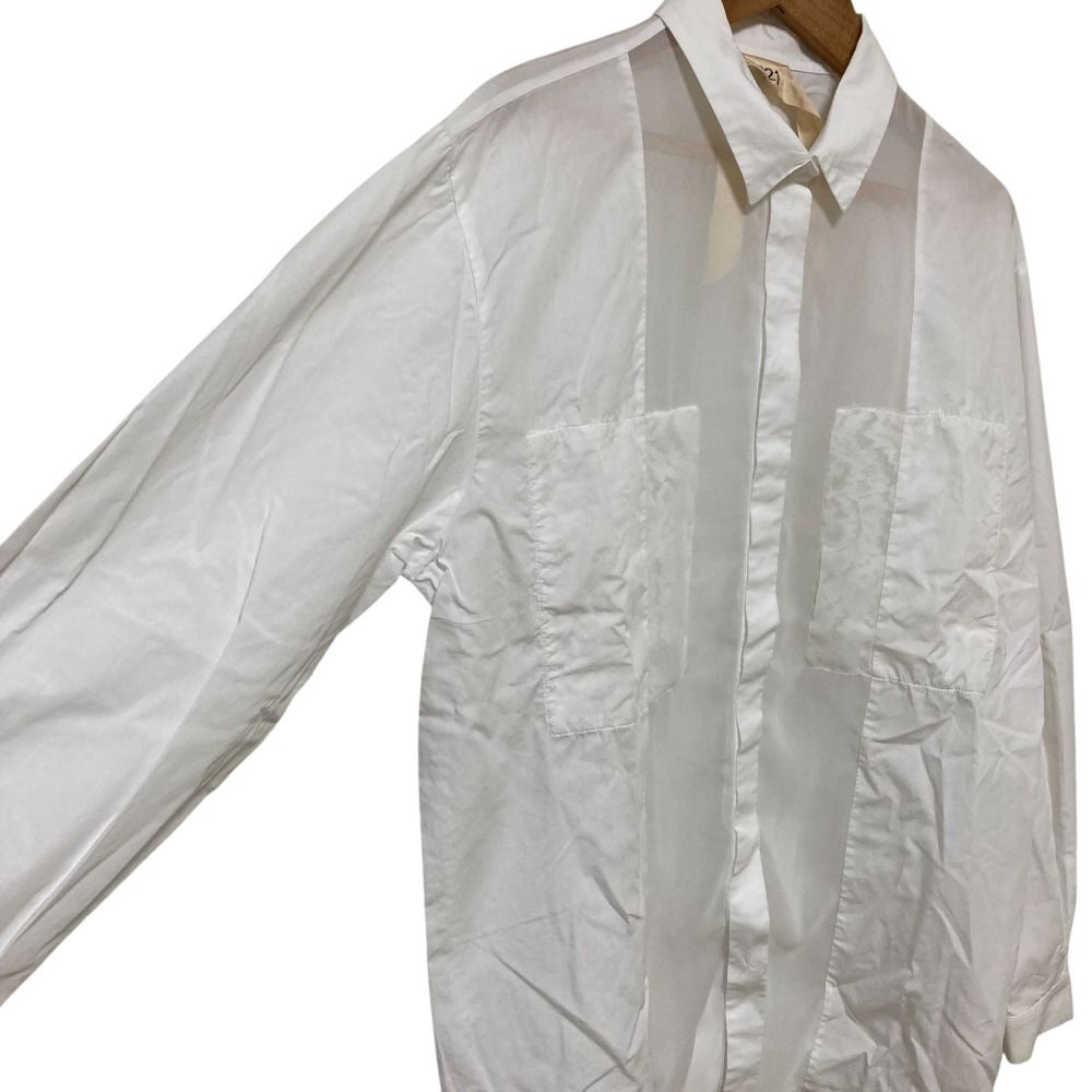 美品 Nº21 ヌメロヴェントゥーノ ロングスリーブ レース シャツ サイズ  