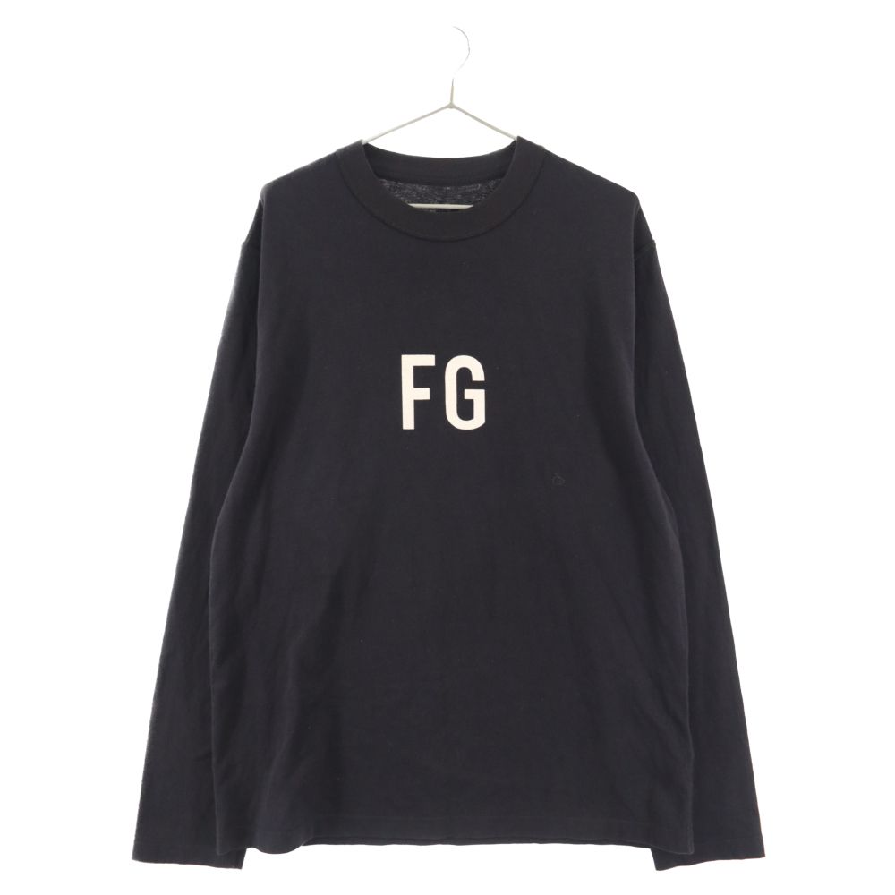 FEAR OF GOD (フィアオブゴッド) 19SS SIXTH COLLECTION フロントFGプリントクルーネック長袖Tシャツ FG20-007  F18-9K ブラック - メルカリ